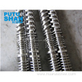 conical twin screw for plastic extrusion machine